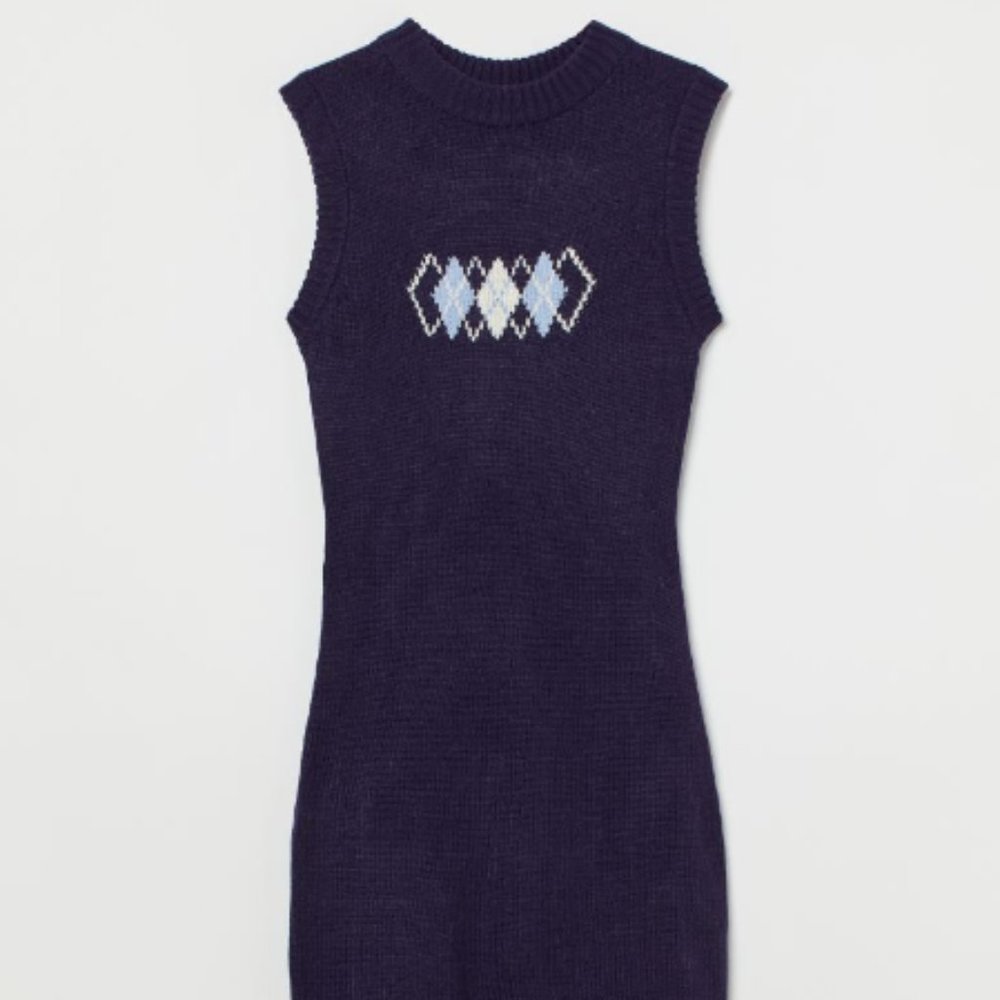 H&M Knit Sweater Vest Dress